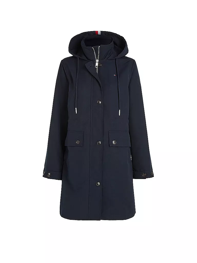 Tommy hilfiger navy coat hotsell